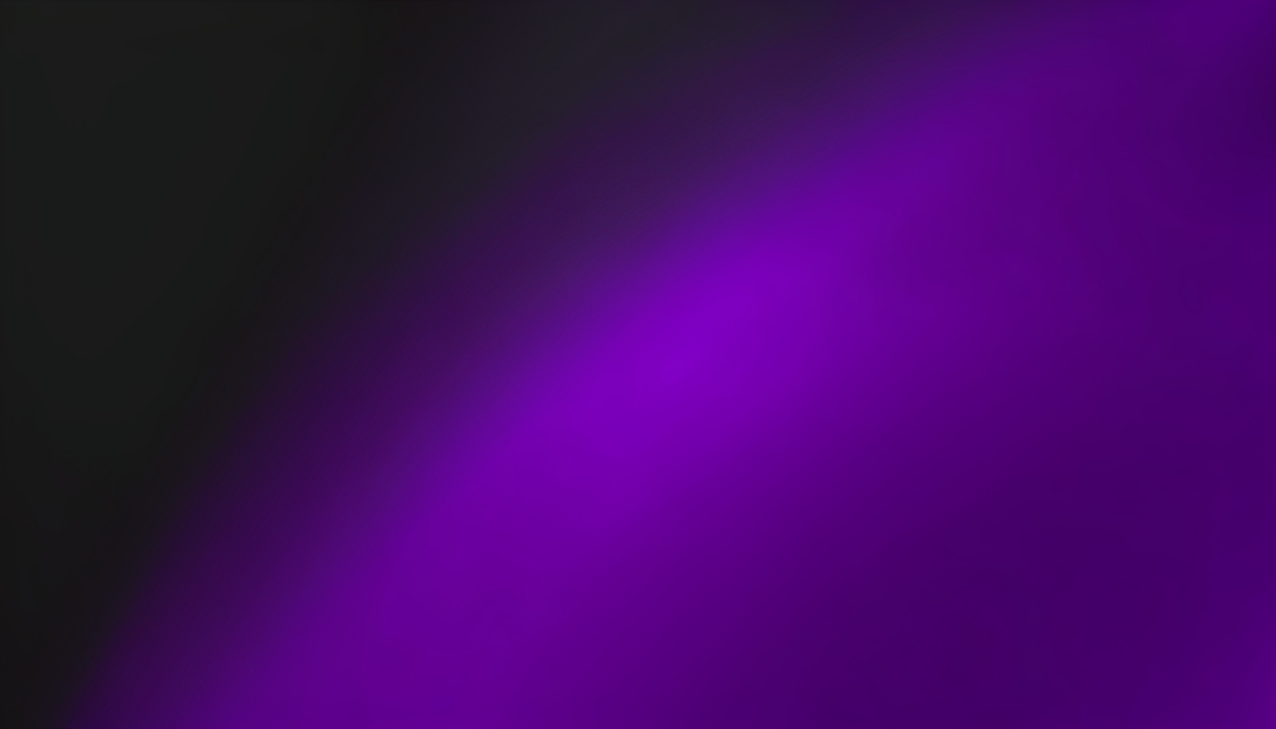 Dark gradient composition shifting from charcoal to electric violet, energetic and immersive, abstract with no figures.