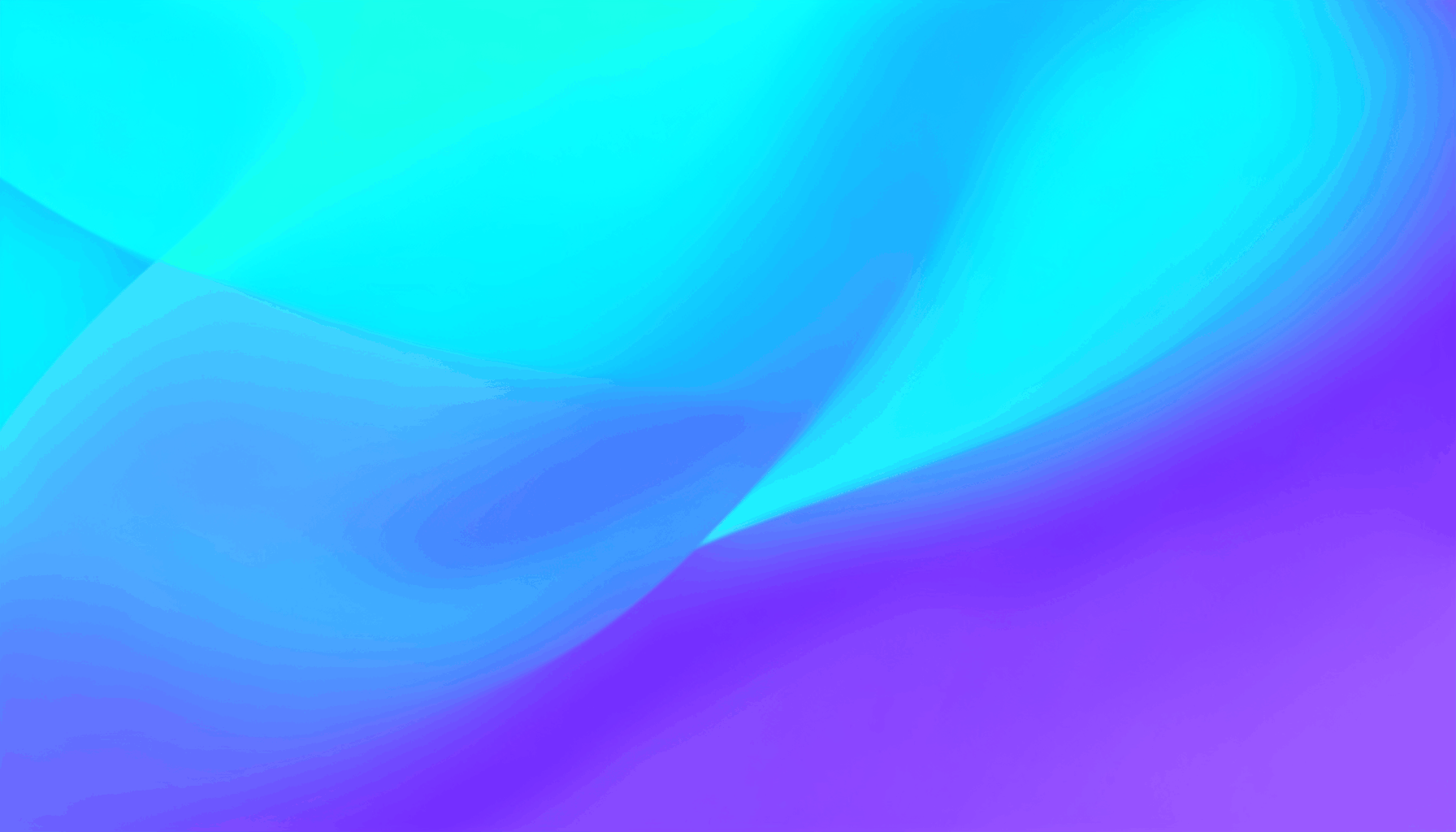 Abstract gradient with vibrant cyan and violet hues, smooth flowing curves evoking motion and energy