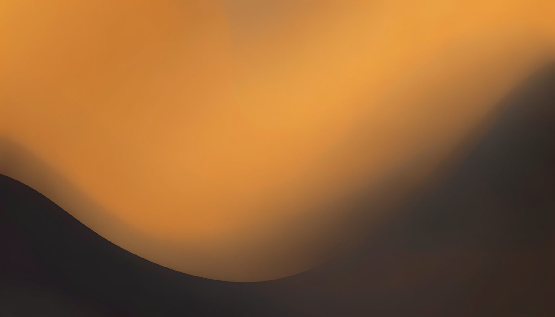Warm amber and charcoal gradient with smooth flowing curves evoking hospitality and warmth
