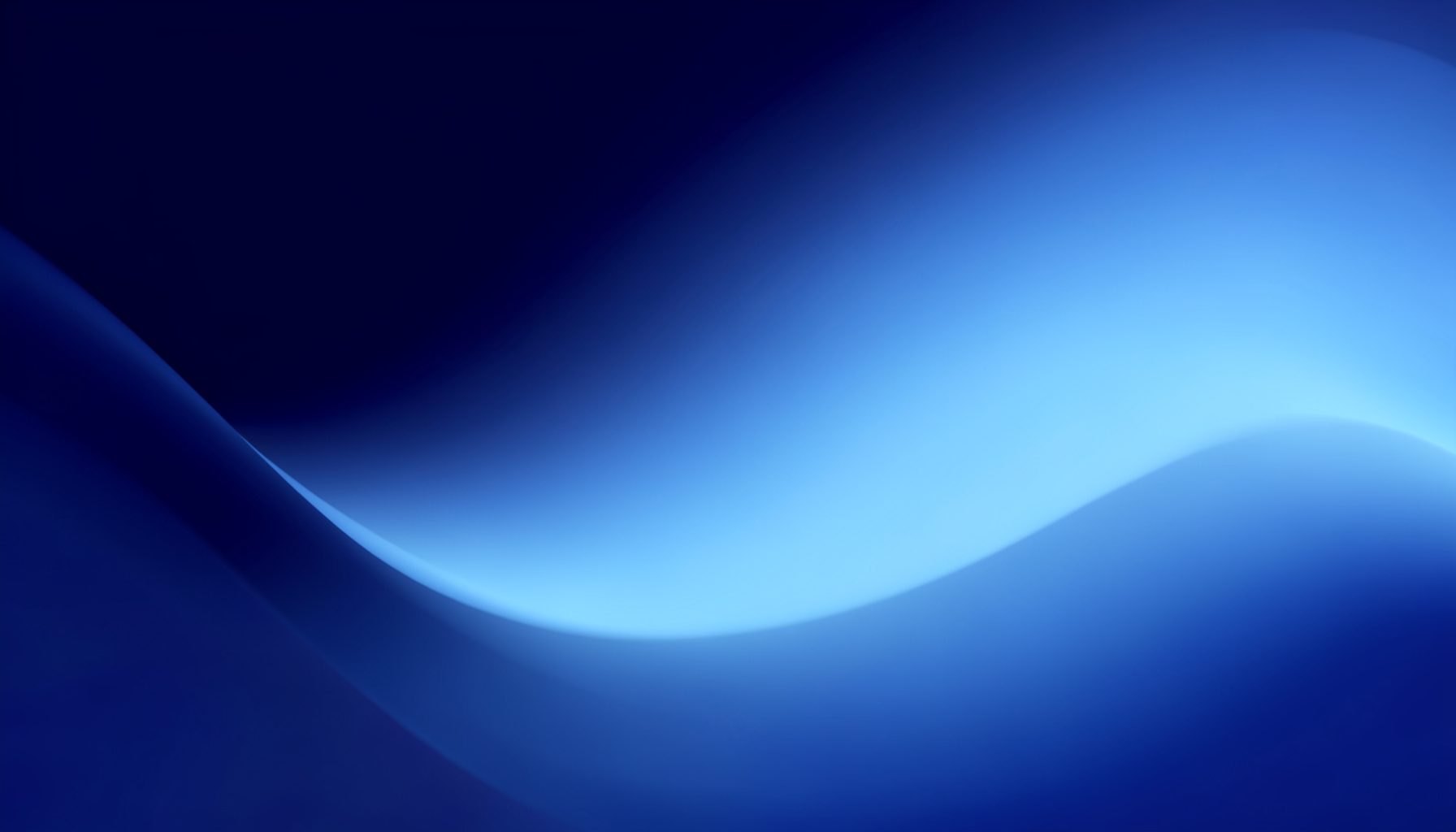 Abstract gradient composition in deep navy blue and soft sky blue tones, with a smooth flowing transition suggesting digital creativity and learning.